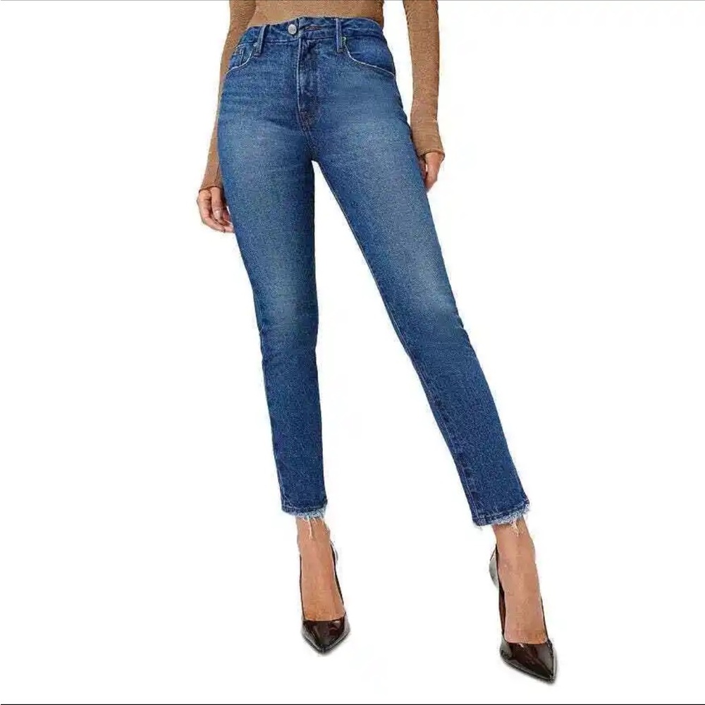 GOOD AMERICAN | Good Waist Crop Jeans